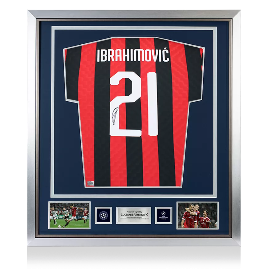 AC Milan 2023 home shirt signed by Zlatan Ibrahimović