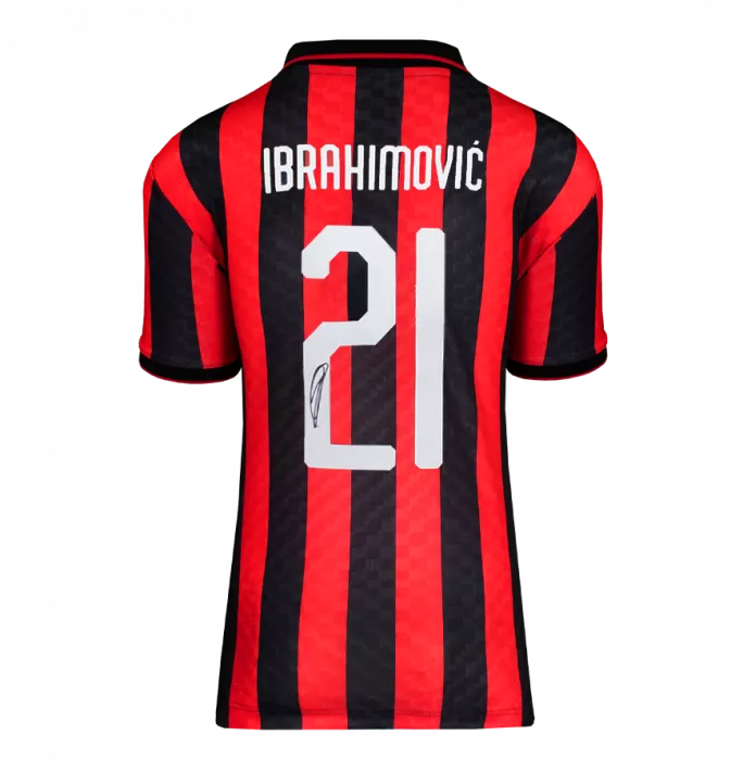 Official UEFA Champions League signed Zlatan Ibrahimović shirt
