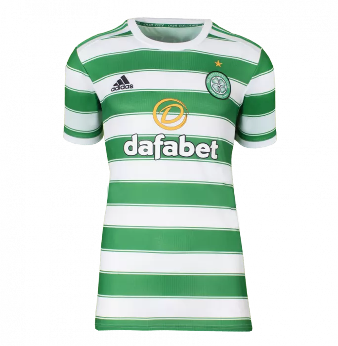 Scott Brown Offizielle UEFA Champions League Back unterschrieben und Held-gerahmt Celtic 2022-23 Home Shirt