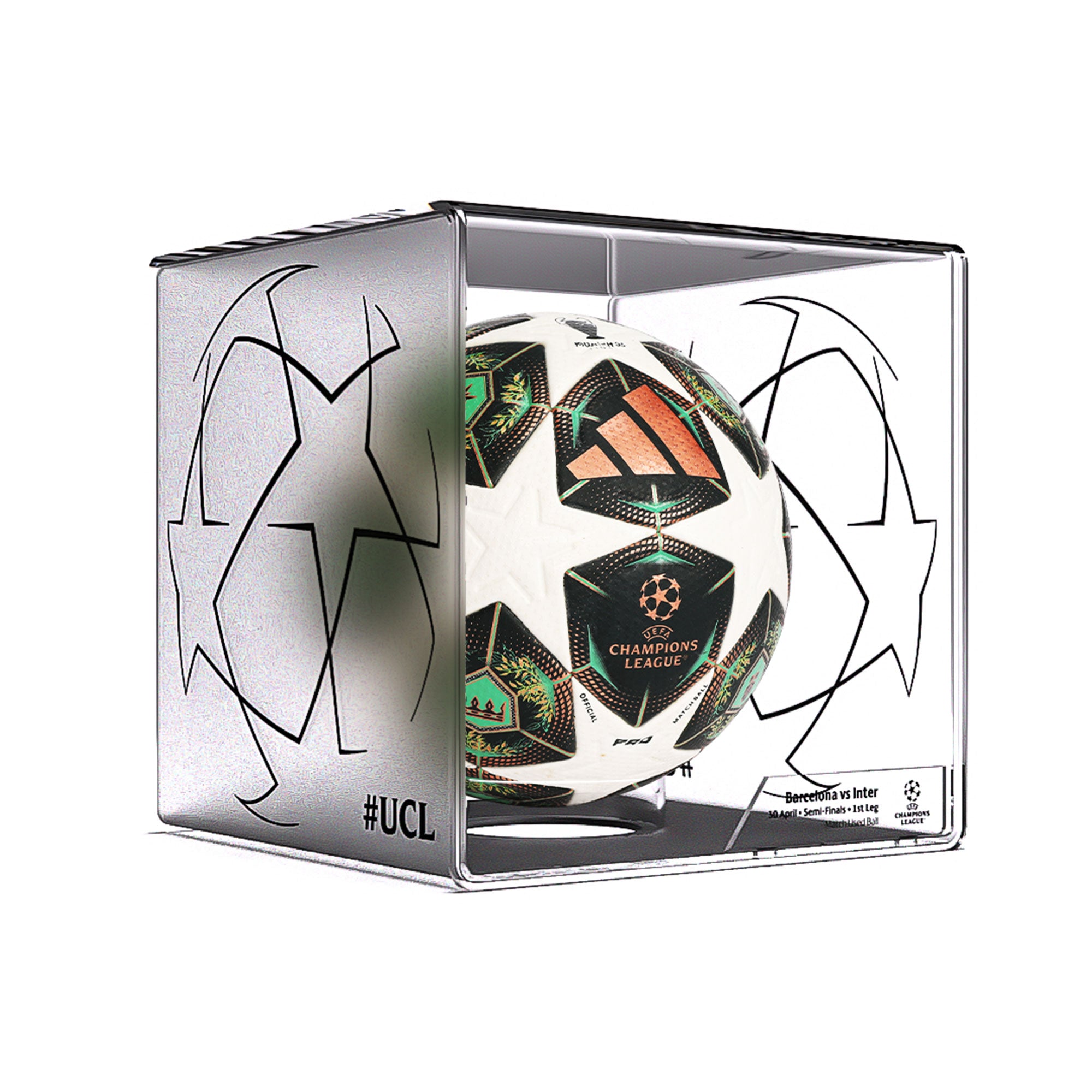 EEFA Champions League 2025 Semifinal Primera etapa: Inter Match Used Ball
