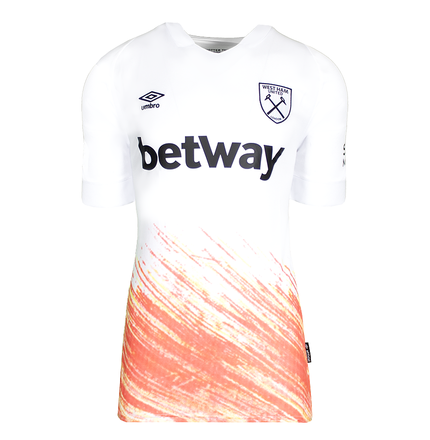 Declan Rice Official UEFA Conference League Back Signed West Ham United 2022-23 Third Shirt: 2023 UECL Final Edition