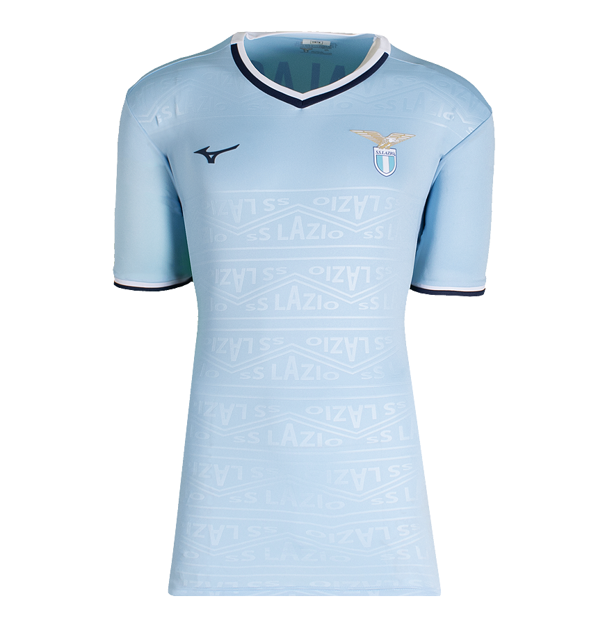 Marcelo Salas Official UEFA Europa League Back Signed SS Lazio Modern Home Shirt