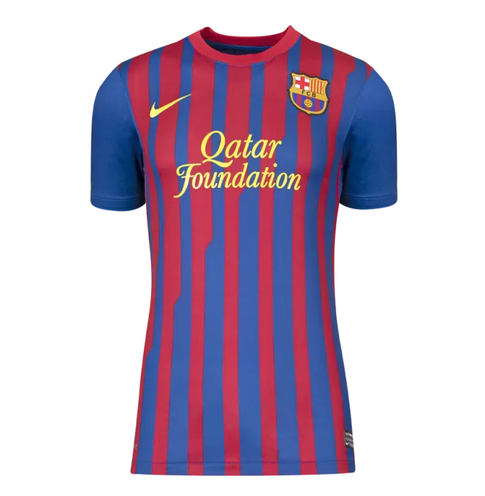 Le dos de la Ligue des champions de l'UEFA de Xavi a signé et encadré FC Barcelone 2011-12