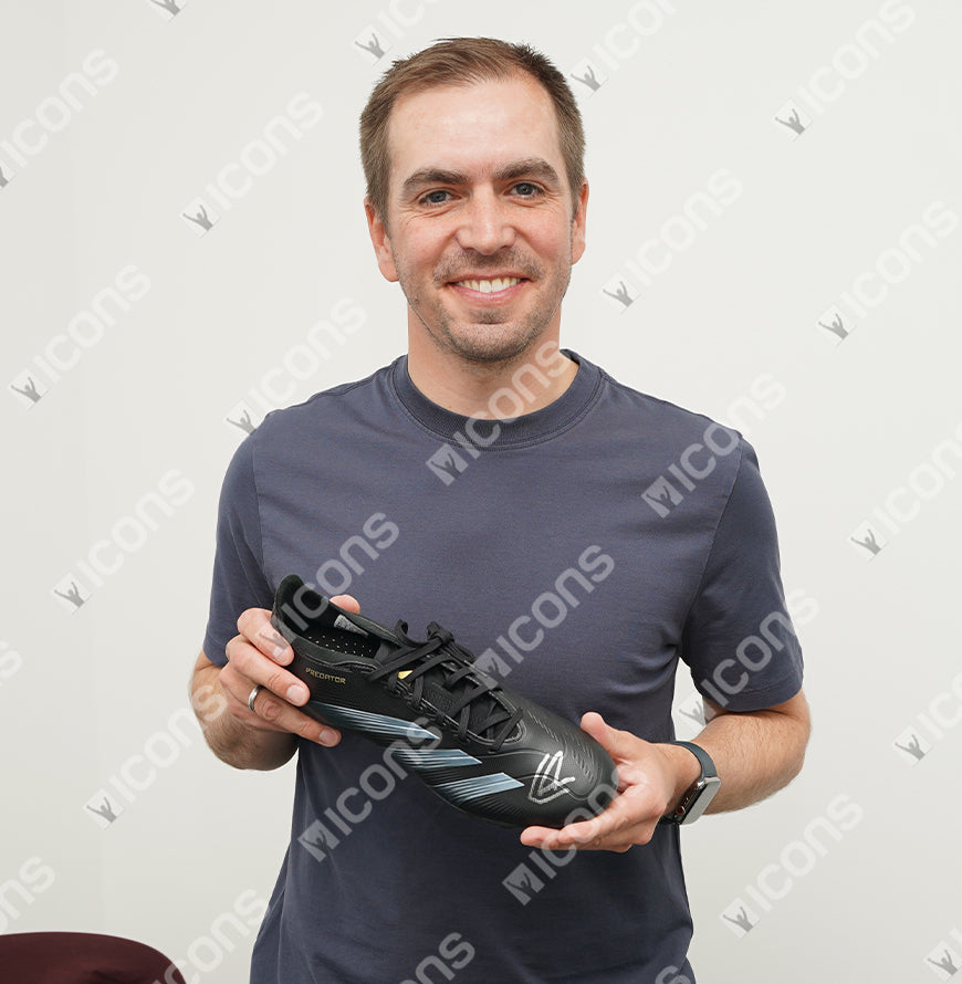 Philipp Lahm Offizielle UEFA Champions League unterschrieben den Adidas Predator Boot in Photo Acrylfall: Option 1