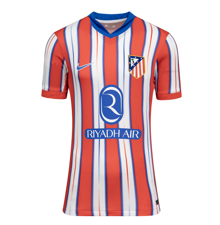 Fernando Torres Official UEFA Champions League Back Signed and Hero Framed Atletico Madrid 2024-25 Home Shirt with Fan Style Number