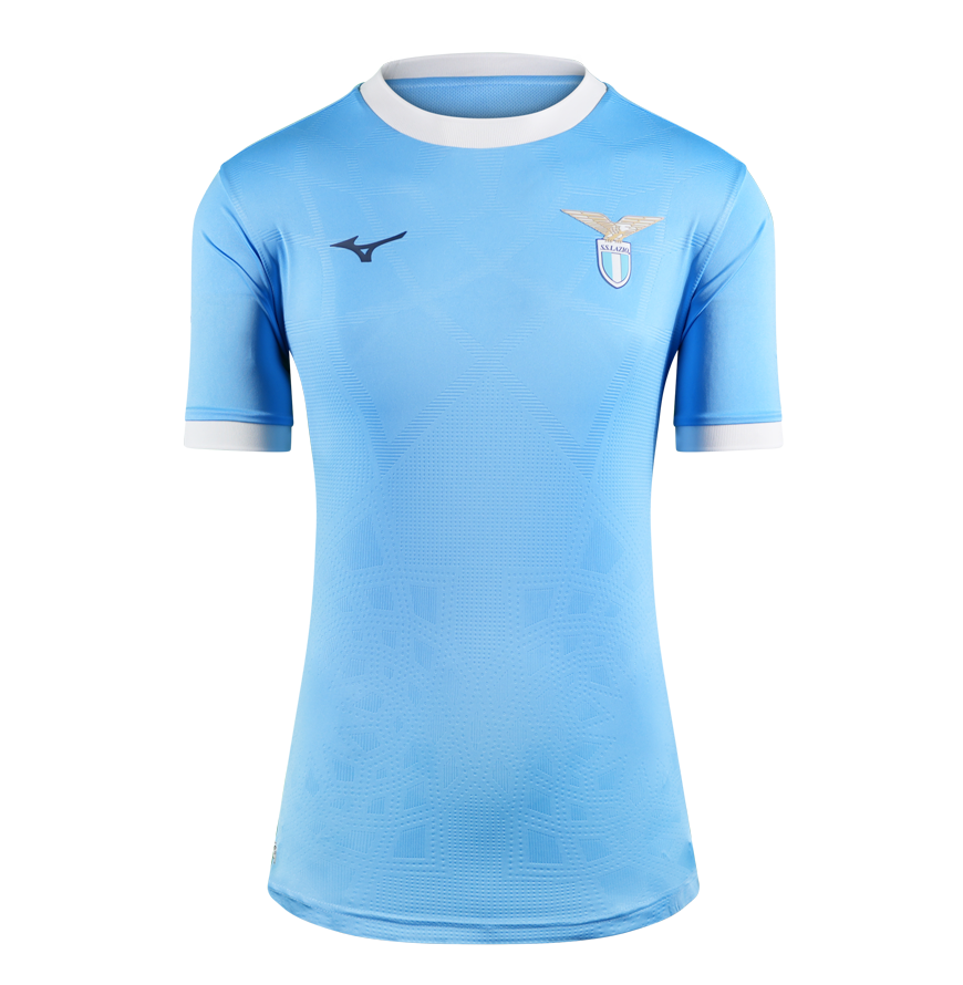 Pavel Nedved Official UEFA Champions League Back Signed and Framed SS Lazio 2025-26 Home Shirt with Fan Style Numbers