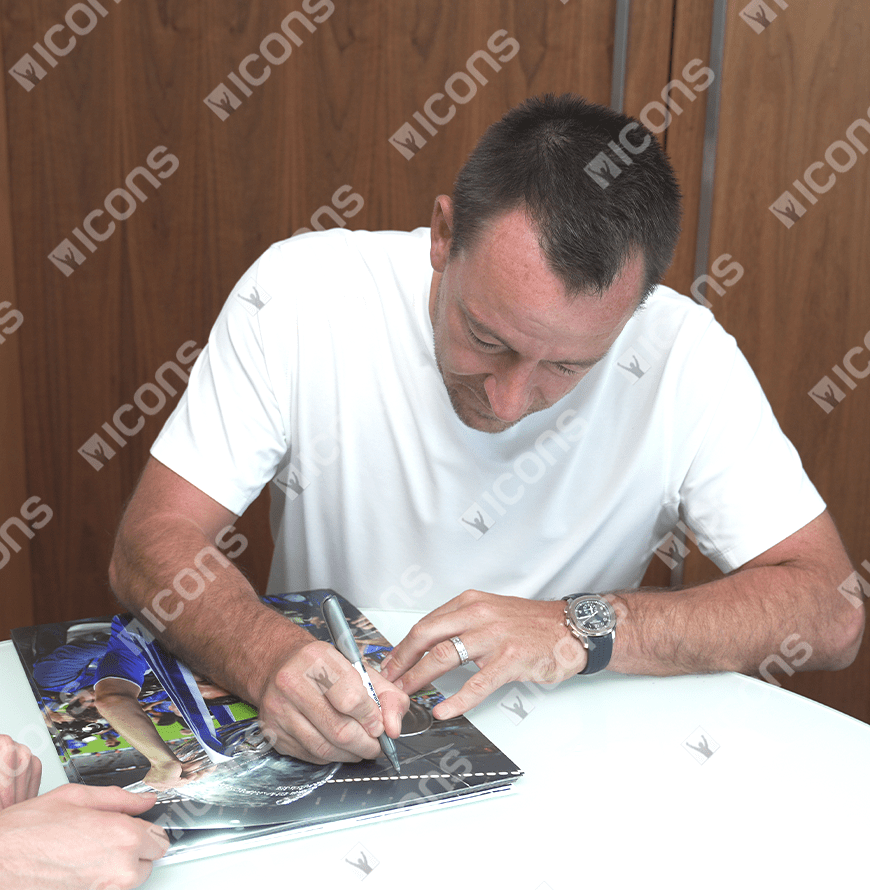 John Terry Official UEFA Champions League Signed and Framed Chelsea Photo: UEFA Champions League Winner