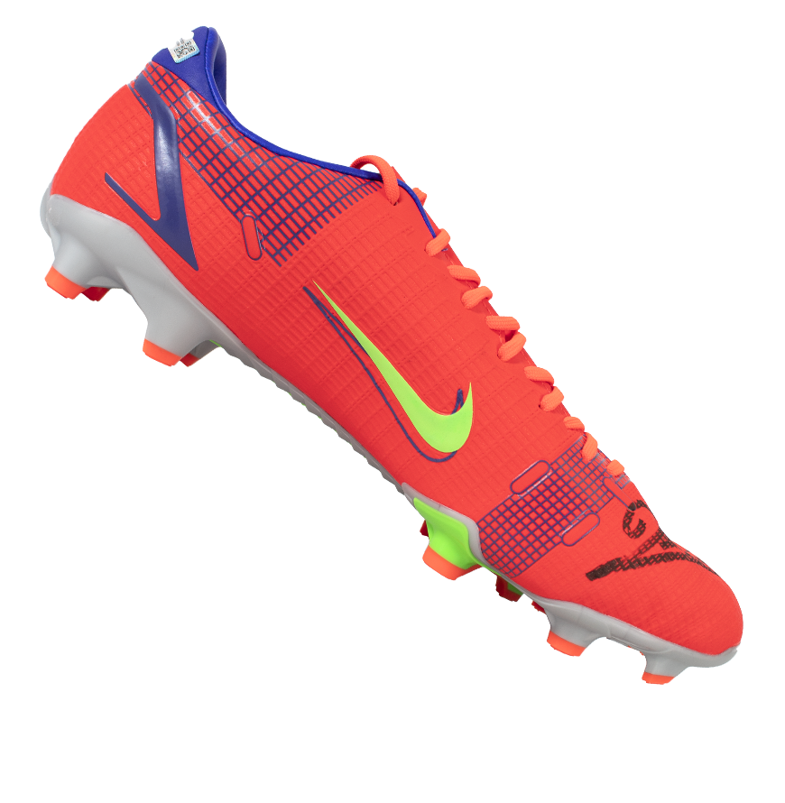Robert Lewandowski Official UEFA Europa League Signed Red Nike Mercurial Boot In Acrylic Case