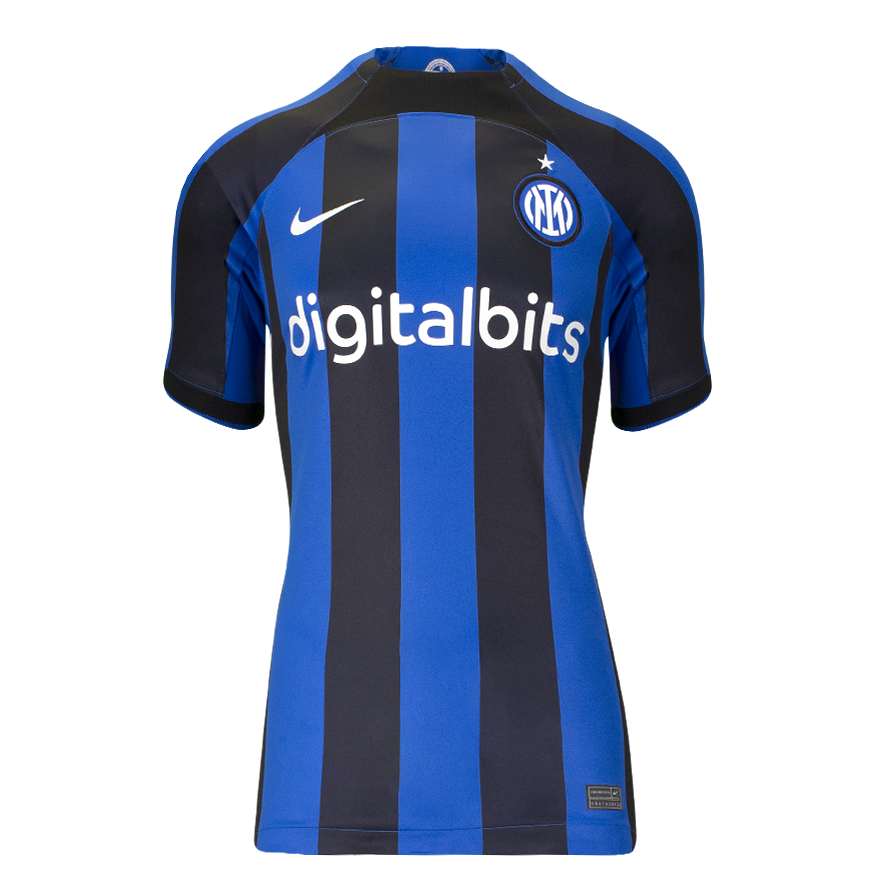 Marco Materazzi Official UEFA Champions League Back Signed and Hero Framed Modern Internazionale Home Shirt
