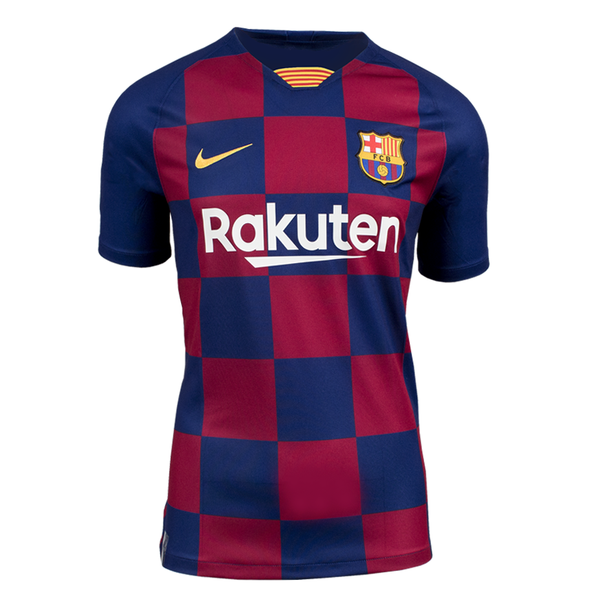 Lionel Messi Official UEFA Champions League Back Signed and Hero Framed FC Barcelona 2019-20 Home Shirt