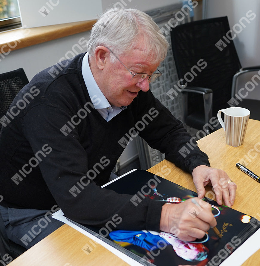Sir Alex Ferguson Official UEFA Champions League Signed and Framed Manchester United Photo: 2008 UEFA Champions League Winner