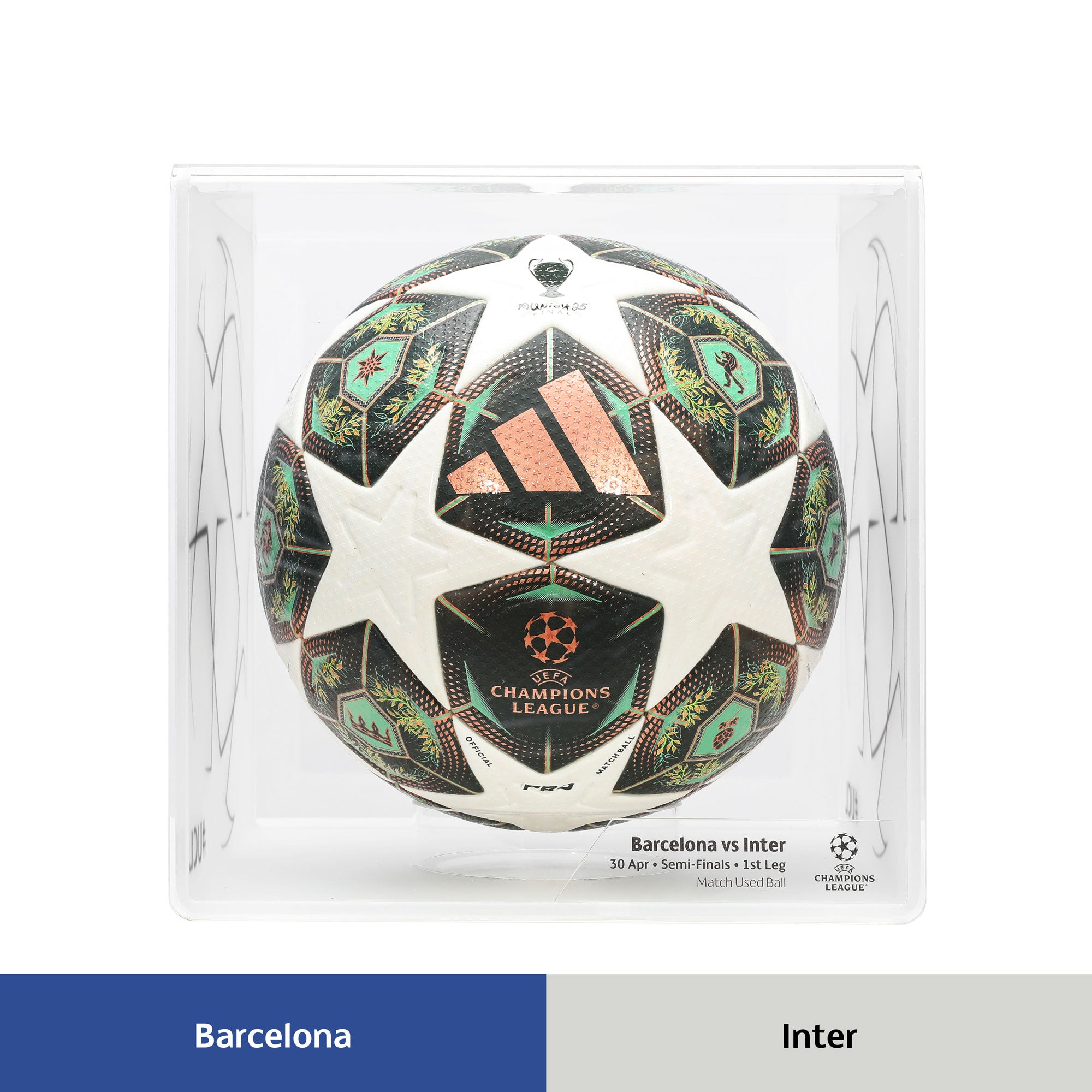 Liga de Campeones de la UEFA 2025 Semifinal 1er etapa: Barcelona usó pelota