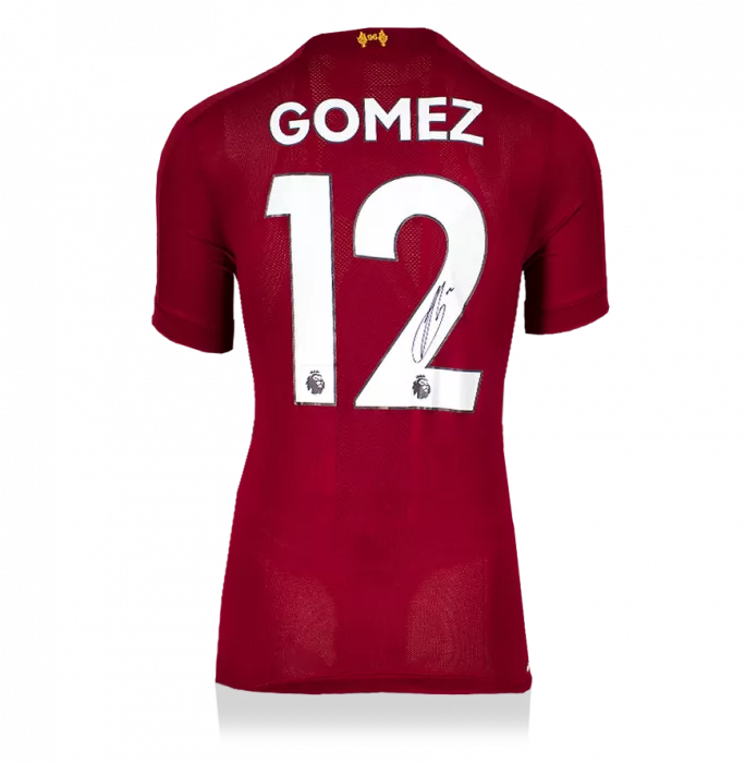 Joe Gomez Official UEFA Champions League Back Signé et Hero Framed Liverpool 2019-20 Home Shirt