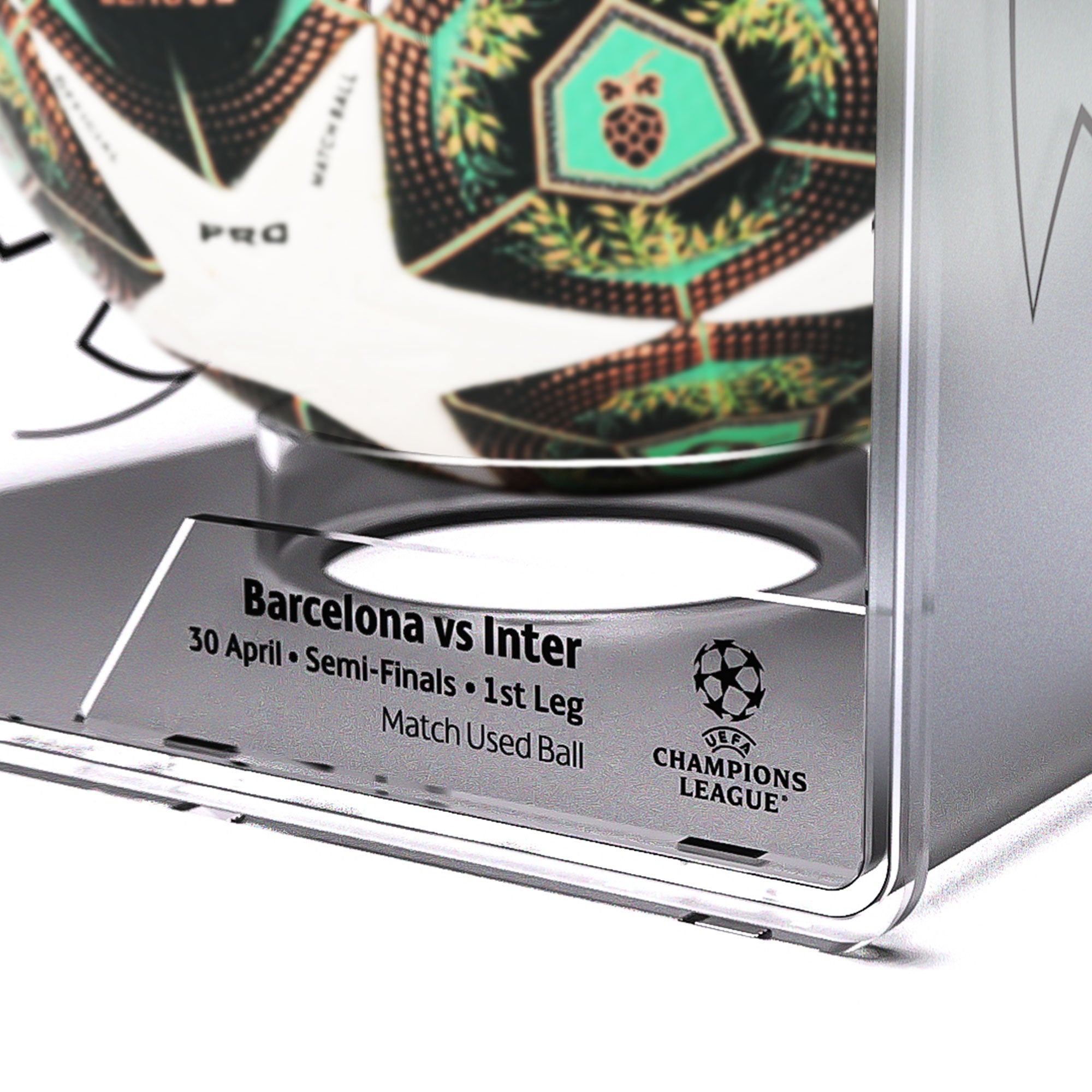UEFA Champions League 2025 Semi-Final 1st leg: Barcelona Used Ball