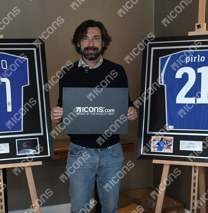Andrea Pirlo Official UEFA Champions League Signed and Framed Juventus Photo: UEFA Champions League Finalist