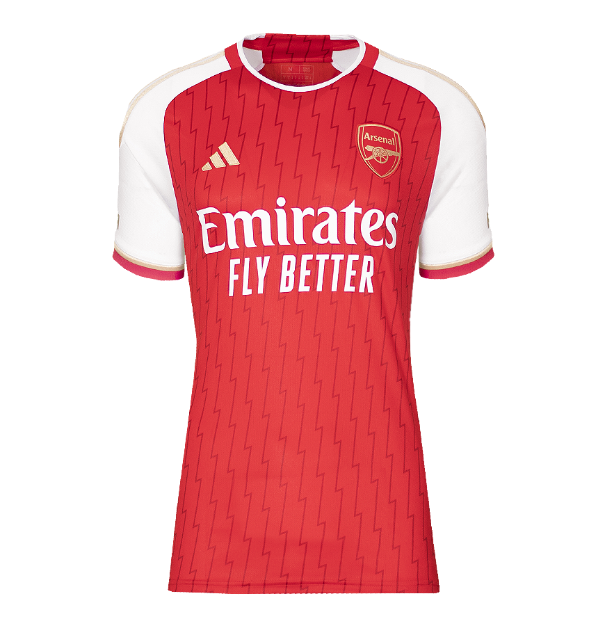 Oleksandr Zinchenko Official UEFA Europa League Back Signed Arsenal 2023-24 Home Shirt