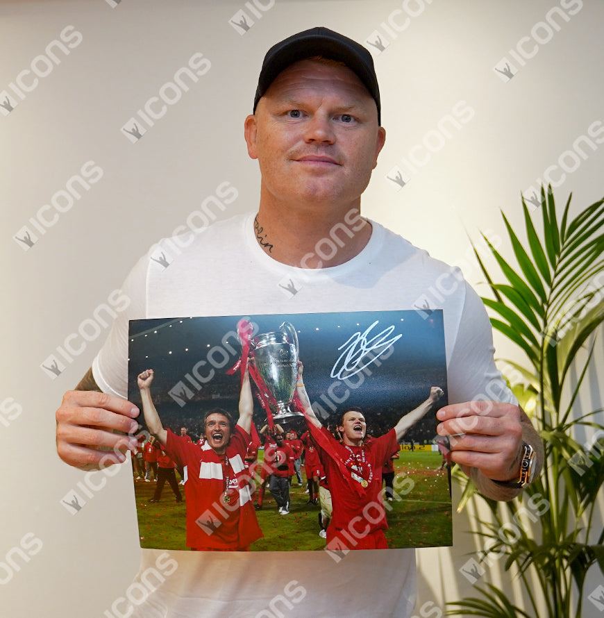 John Arne Riise Official UEFA Champions League Signed and Framed Liverpool FC Photo: 2005 UEFA Champions League Winner