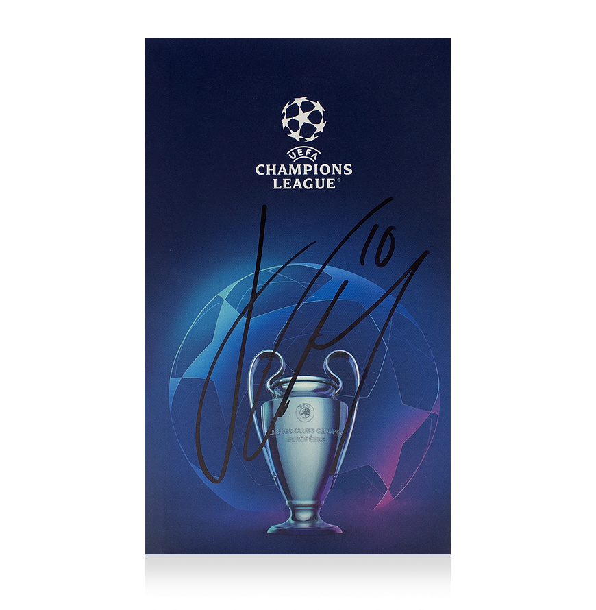 Jack Grealish Signed UEFA Champions League Trophy