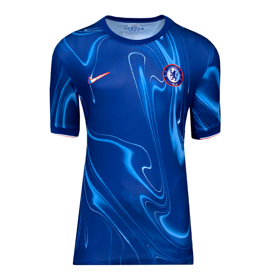 Cole Palmer Official UEFA Conference League Back Signed Chelsea 2024-25 Home Shirt