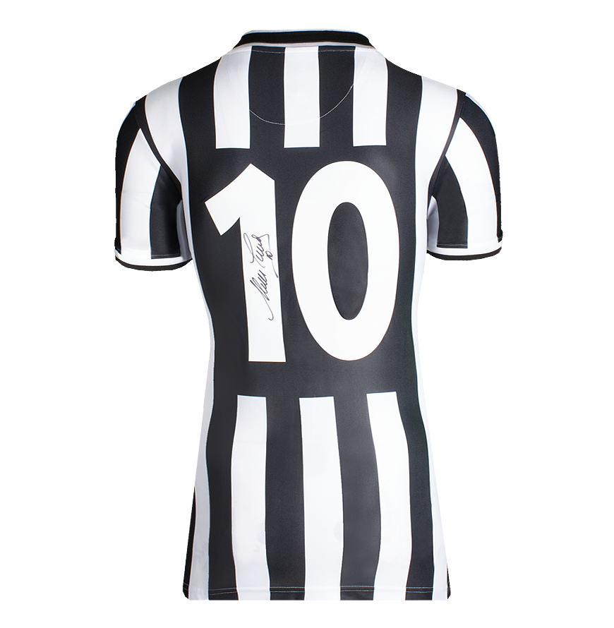 Alessandro Del Piero Official UEFA Champions League Back Signed and Framed Juventus 1994-95 Home Shirt With Fan Style Numbers