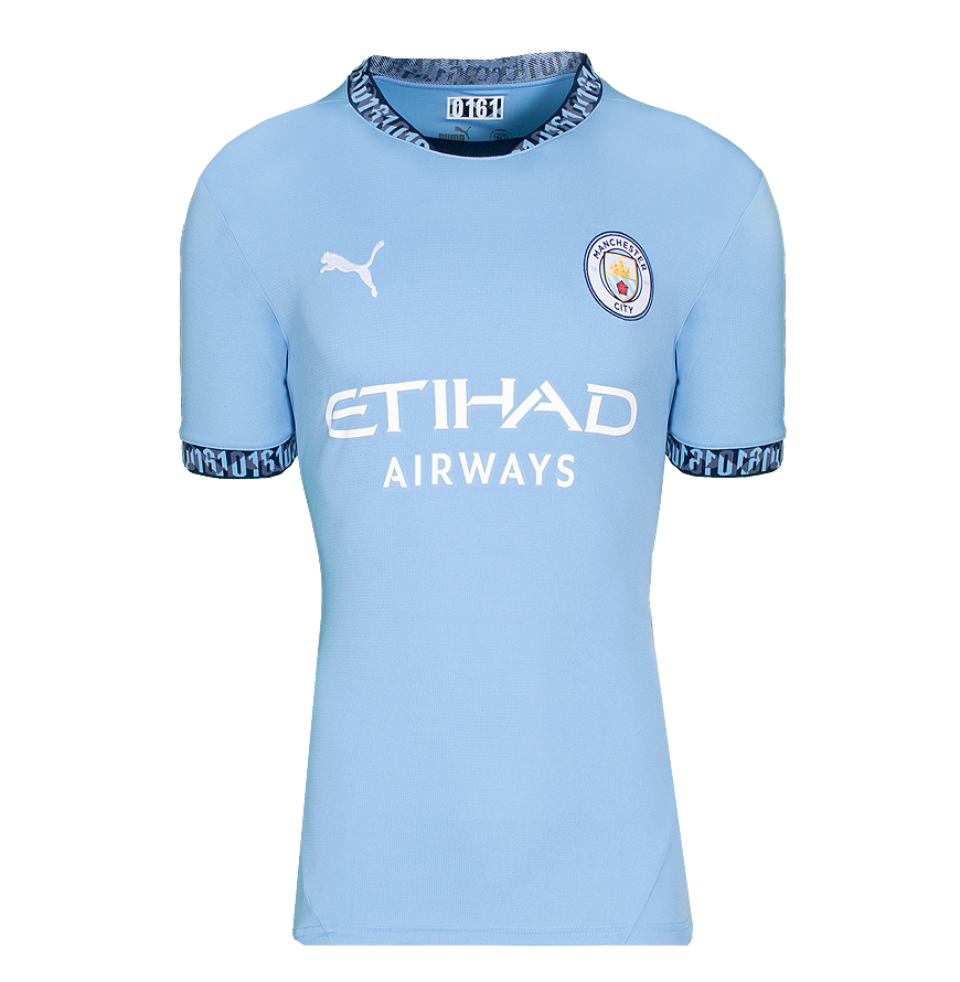 Maillot officiel de l'UEFA Champions League signé et encadré par Jack Grealish pour Manchester City 2024-25