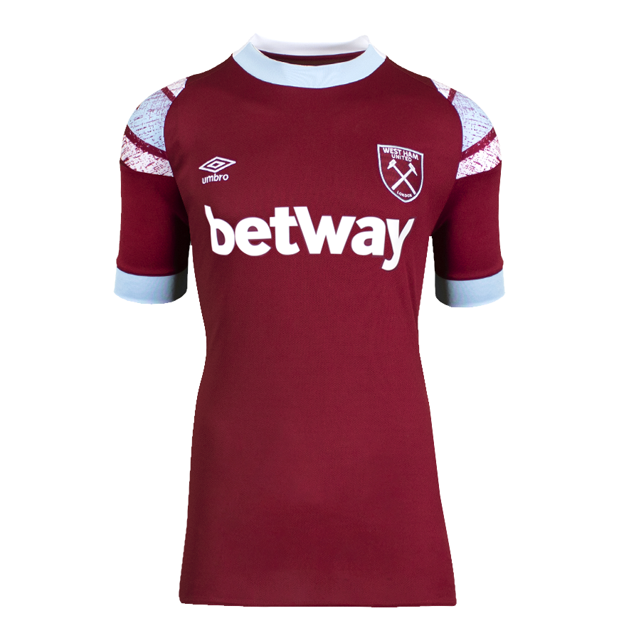 Jarrod Bowen Official UEFA Conference League Back Signed West Ham United 2022-23 Home Shirt: "Winners 23" Edition