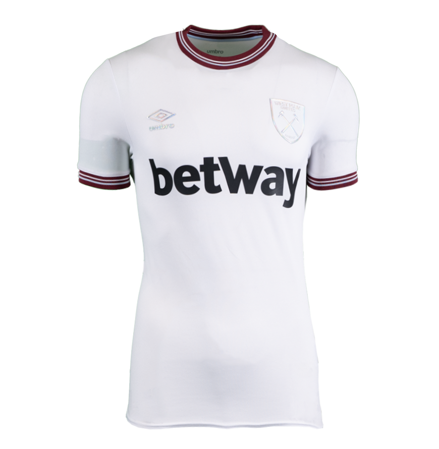 Jarrod Bowen Official UEFA Conference League Back Signed West Ham United 2023-24 Away Shirt