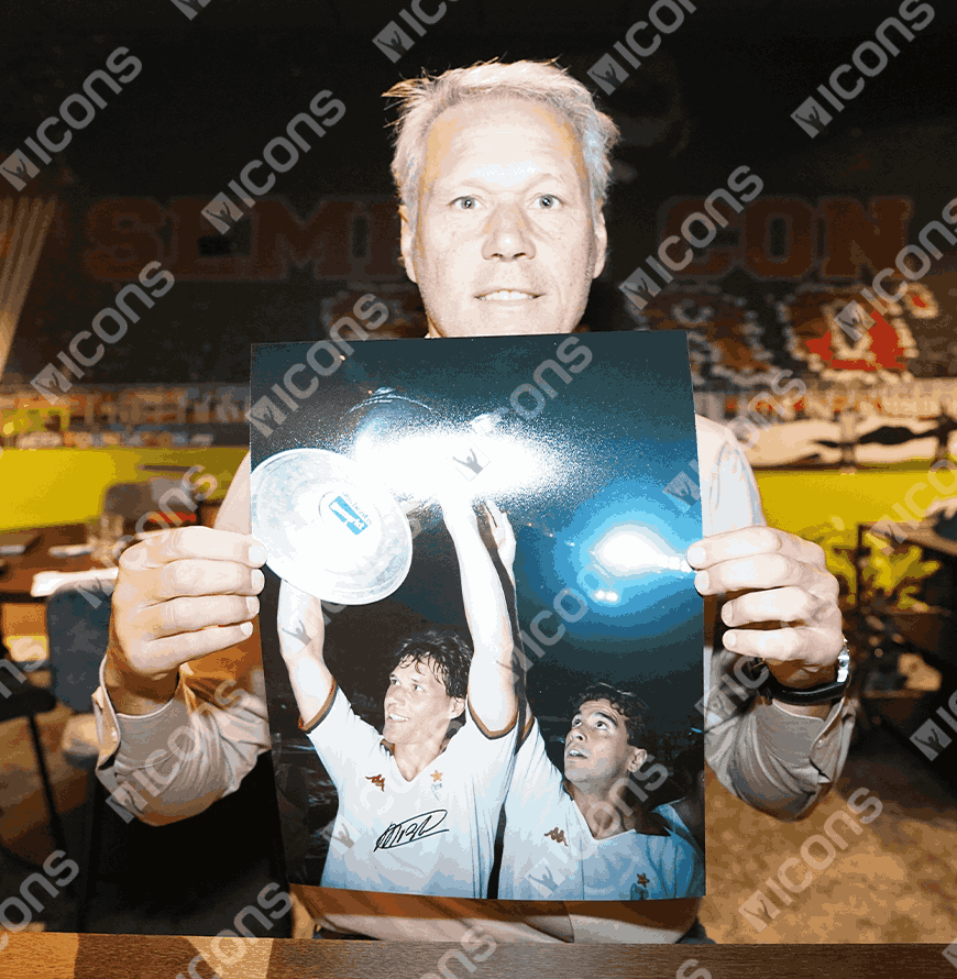 Marco van Basten Official UEFA Champions League Signed and Framed AC Milan Photo: UEFA Champions League Winner