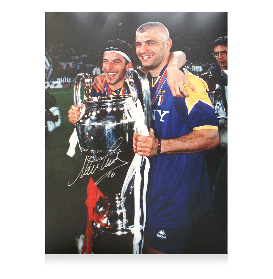 Alessandro Del Piero Official UEFA Champions League Signed and Framed Juventus Photo: UEFA Champions League Winner