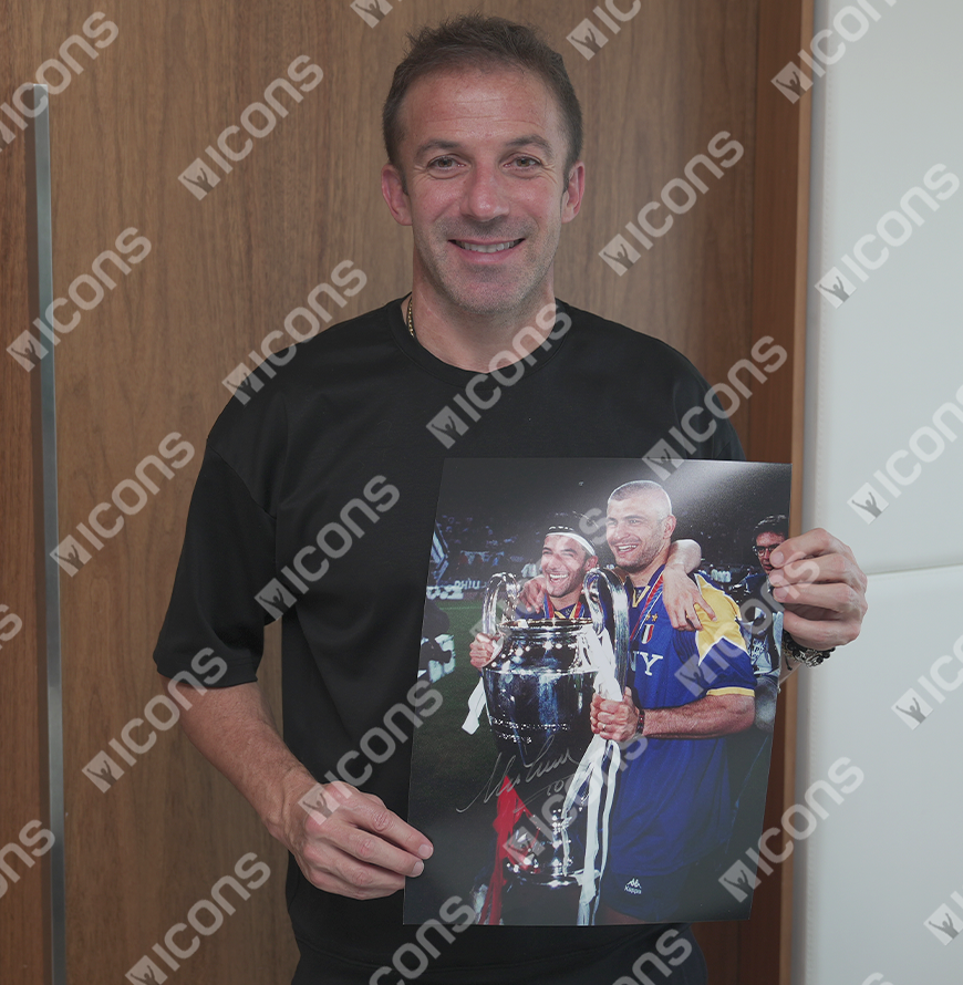 Alessandro Del Piero Official UEFA Champions League Signed and Framed Juventus Photo: UEFA Champions League Winner