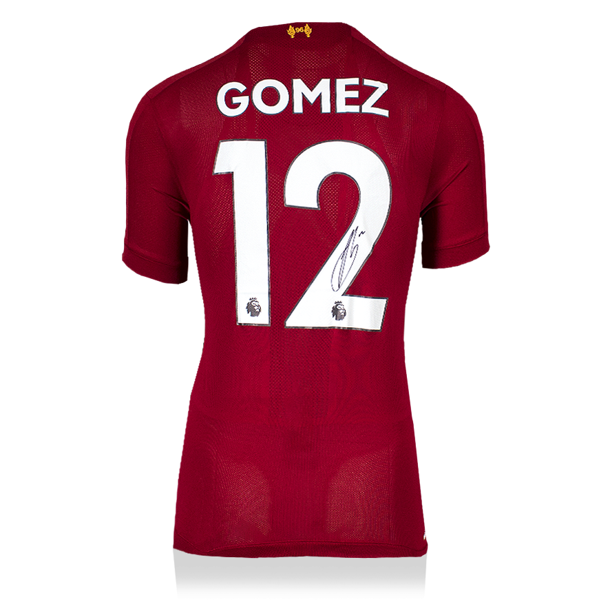 Joe Gomez Official UEFA Champions League Back Signed and Hero Framed Liverpool 2019-20 Home Shirt