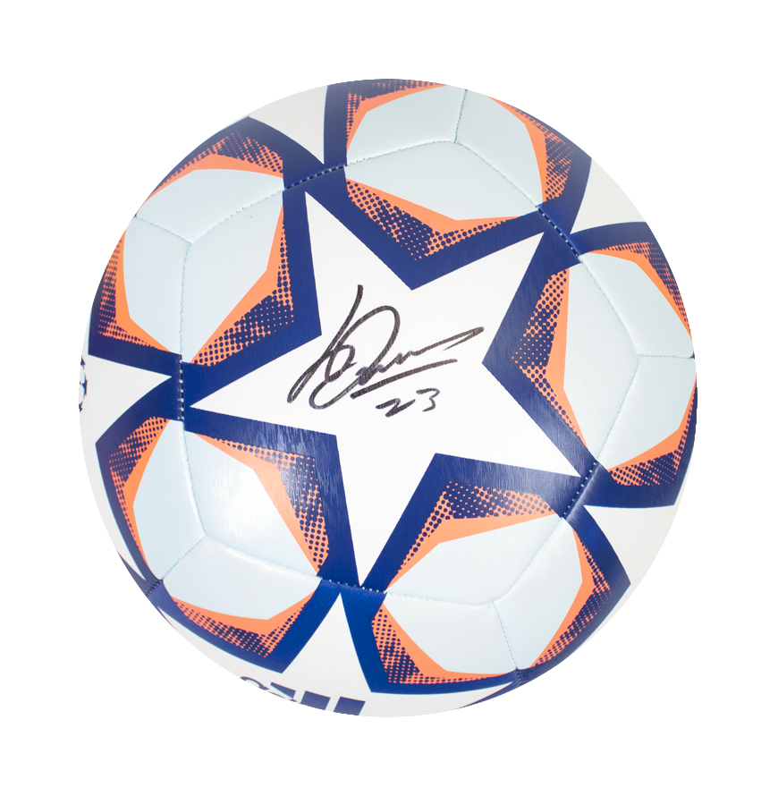 Luis Diaz Official UEFA Champions League Signed Football In Acrylic Case