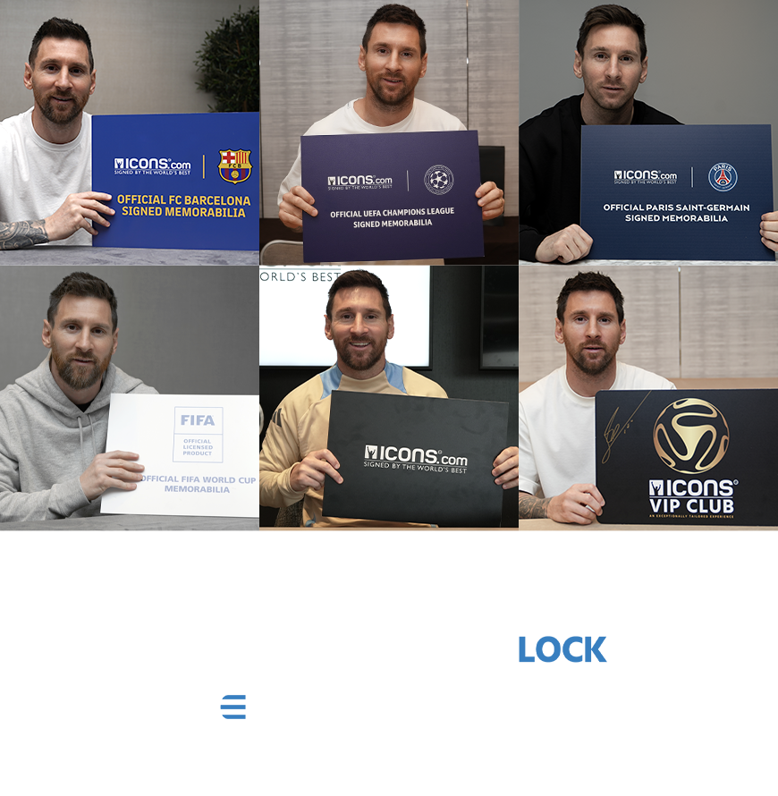 Lionel Messi Official UEFA Champions League Back Signed and Hero Framed FC Barcelona 2007-08 Home Shirt