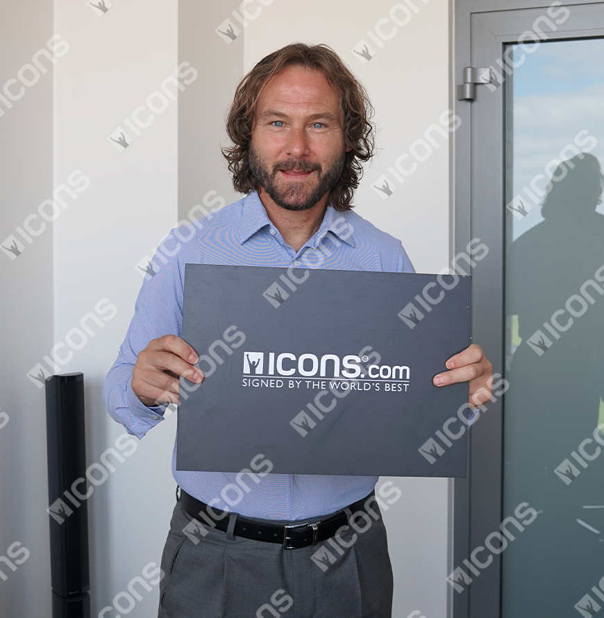 Pavel Nedved Official UEFA Champions League Back Signed and Framed Juventus 2002-03 Home Shirt